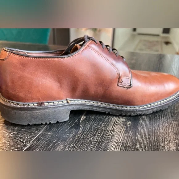 Allen Edmonds Badlands Brown Leather Oxford Shoes - Picture 7 of 10